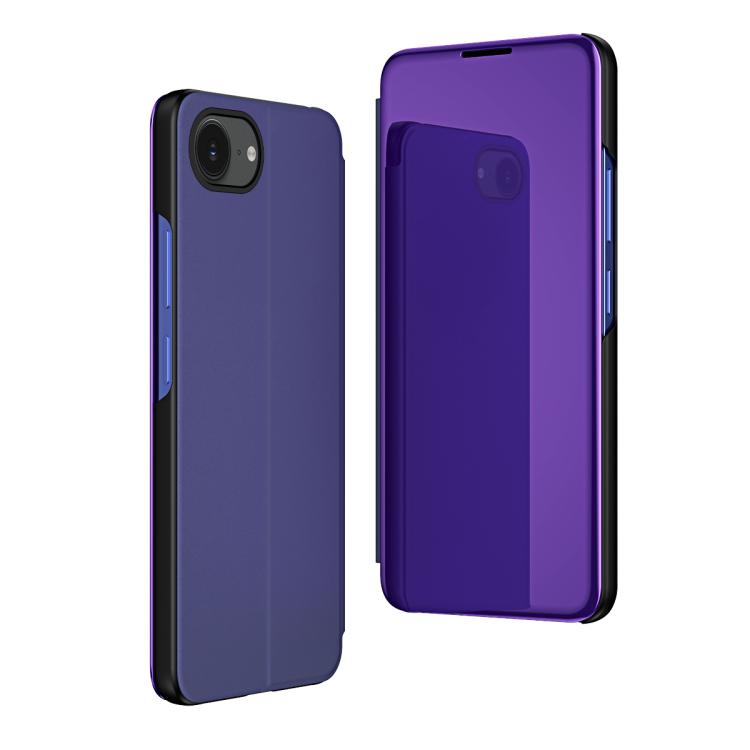 Étui de téléphone en cuir à rabat horizontal avec miroir plaqué et support, pour iPhone 17e / 16e, pour iPhone 17 Pro Max, pour iPhone 17 Pro, pour iPhone 17, pour iPhone Air, pour iPhone 16 Pro Max