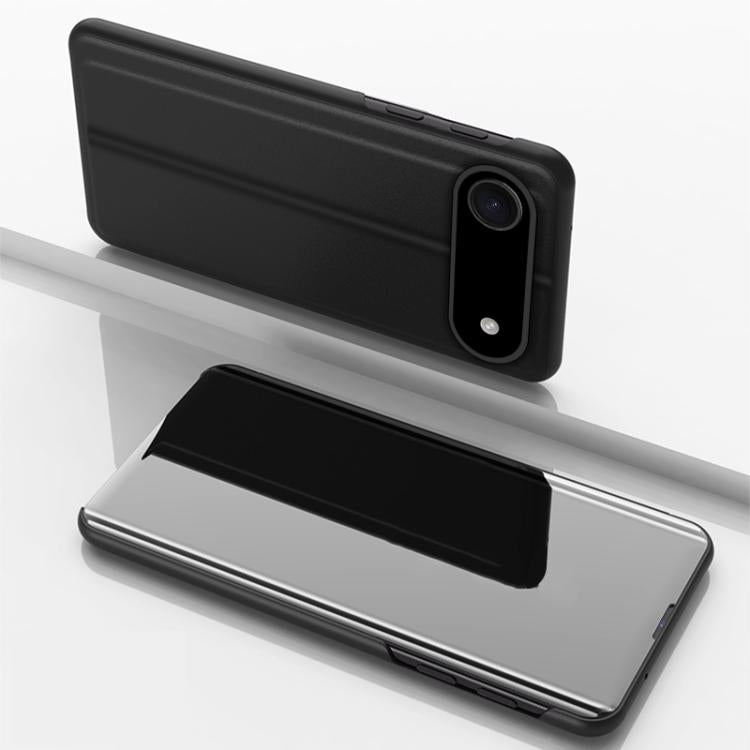 Étui de téléphone en cuir à rabat horizontal avec miroir plaqué et support, pour iPhone 17e / 16e, pour iPhone 17 Pro Max, pour iPhone 17 Pro, pour iPhone 17, pour iPhone Air, pour iPhone 16 Pro Max