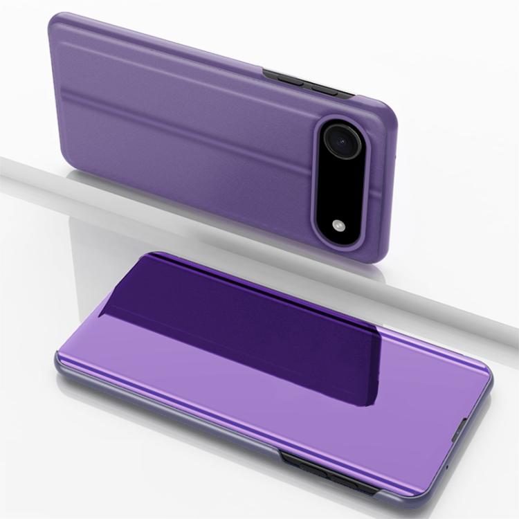 Étui de téléphone en cuir à rabat horizontal avec miroir plaqué et support, pour iPhone 17e / 16e, pour iPhone 17 Pro Max, pour iPhone 17 Pro, pour iPhone 17, pour iPhone Air, pour iPhone 16 Pro Max