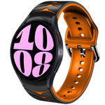Bracelet de montre en silicone à texture courbée, pour Samsung Galaxy Watch 6 Classic 47mm, pour Samsung Galaxy Watch 6 44mm, pour Samsung Galaxy Watch 6 40mm