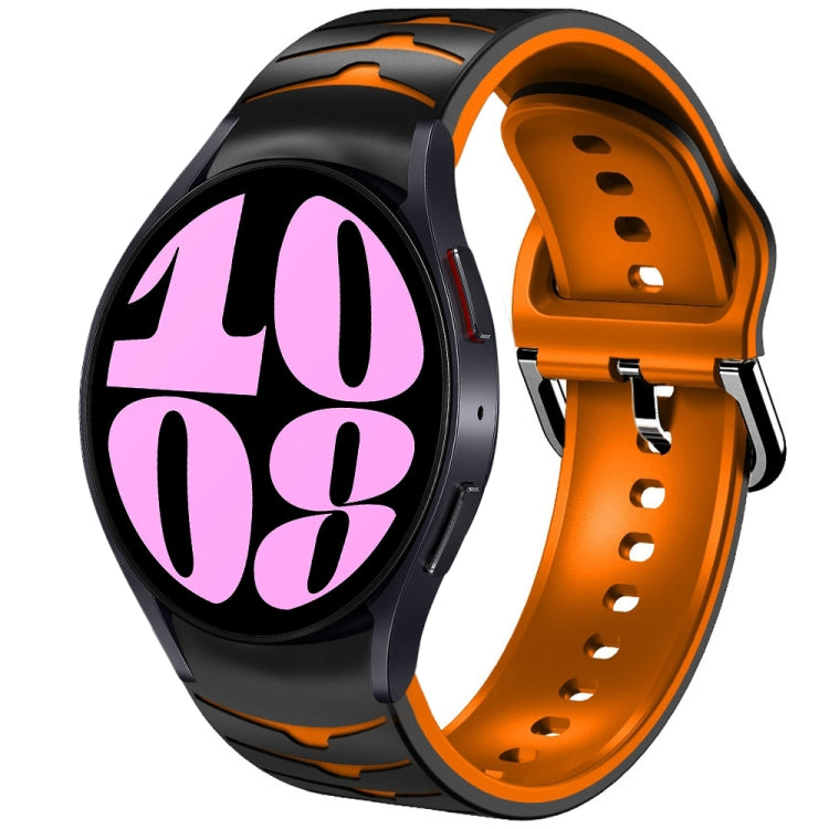 Bracelet de montre en silicone à texture courbée, pour Samsung Galaxy Watch 6 Classic 47mm, pour Samsung Galaxy Watch 6 44mm, pour Samsung Galaxy Watch 6 40mm