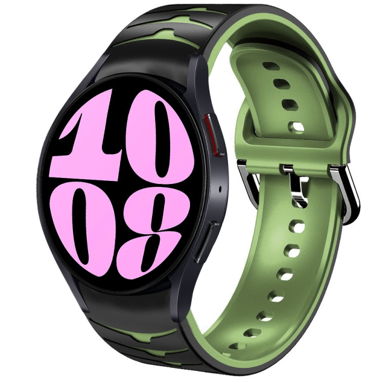 Bracelet de montre en silicone à texture courbée, pour Samsung Galaxy Watch 6 Classic 47mm, pour Samsung Galaxy Watch 6 44mm, pour Samsung Galaxy Watch 6 40mm