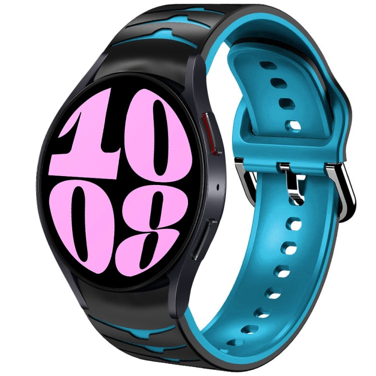 Bracelet de montre en silicone à texture courbée, pour Samsung Galaxy Watch 6 Classic 47mm, pour Samsung Galaxy Watch 6 44mm, pour Samsung Galaxy Watch 6 40mm