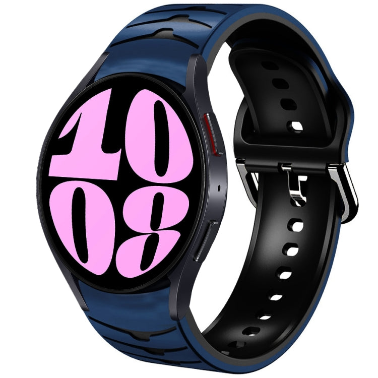 Bracelet de montre en silicone à texture courbée, pour Samsung Galaxy Watch 6 Classic 47mm, pour Samsung Galaxy Watch 6 44mm, pour Samsung Galaxy Watch 6 40mm
