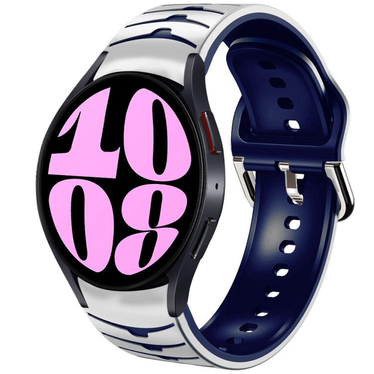 Bracelet de montre en silicone à texture courbée, pour Samsung Galaxy Watch 6 Classic 47mm, pour Samsung Galaxy Watch 6 44mm, pour Samsung Galaxy Watch 6 40mm