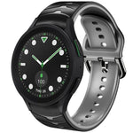Curved Texture Silicone Watch Band, For Samsung Galaxy Watch 6 Classic 43mm, For Samsung Galaxy watch 5 Pro Golf Edition, For Samsung Galaxy watch 5 Golf Edition
