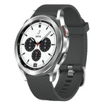 Bracelet de montre en silicone texturé diamant 20 mm, pour Samsung Galaxy Watch 4 Classic 42 mm, pour Samsung Galaxy Watch Active 2 44 mm, pour Samsung Galaxy Watch Active 2 40 mm, pour Samsung Galaxy Watch 42 mm