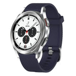 Bracelet de montre en silicone texturé diamant 20 mm, pour Samsung Galaxy Watch 4 Classic 42 mm, pour Samsung Galaxy Watch Active 2 44 mm, pour Samsung Galaxy Watch Active 2 40 mm, pour Samsung Galaxy Watch 42 mm