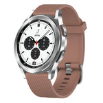 Bracelet de montre en silicone texturé diamant 20 mm, pour Samsung Galaxy Watch 4 Classic 42 mm, pour Samsung Galaxy Watch Active 2 44 mm, pour Samsung Galaxy Watch Active 2 40 mm, pour Samsung Galaxy Watch 42 mm