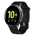 Bracelet de montre en silicone texturé diamant 20 mm, pour Samsung Galaxy Watch 4 Classic 42 mm, pour Samsung Galaxy Watch Active 2 44 mm, pour Samsung Galaxy Watch Active 2 40 mm, pour Samsung Galaxy Watch 42 mm