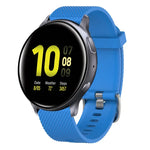 Bracelet de montre en silicone texturé diamant 20 mm, pour Samsung Galaxy Watch 4 Classic 42 mm, pour Samsung Galaxy Watch Active 2 44 mm, pour Samsung Galaxy Watch Active 2 40 mm, pour Samsung Galaxy Watch 42 mm