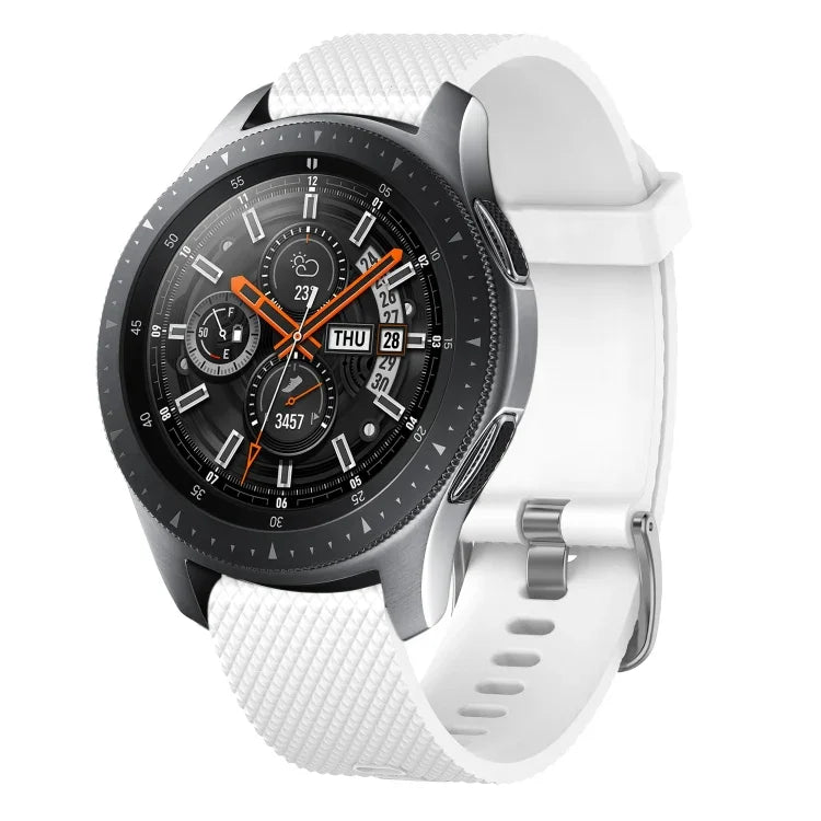 Bracelet de montre en silicone texturé diamant 20 mm, pour Samsung Galaxy Watch 4 Classic 42 mm, pour Samsung Galaxy Watch Active 2 44 mm, pour Samsung Galaxy Watch Active 2 40 mm, pour Samsung Galaxy Watch 42 mm