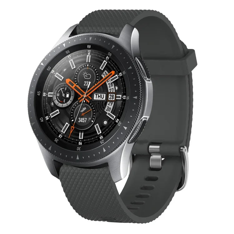 Bracelet de montre en silicone texturé diamant 20 mm, pour Samsung Galaxy Watch 4 Classic 42 mm, pour Samsung Galaxy Watch Active 2 44 mm, pour Samsung Galaxy Watch Active 2 40 mm, pour Samsung Galaxy Watch 42 mm