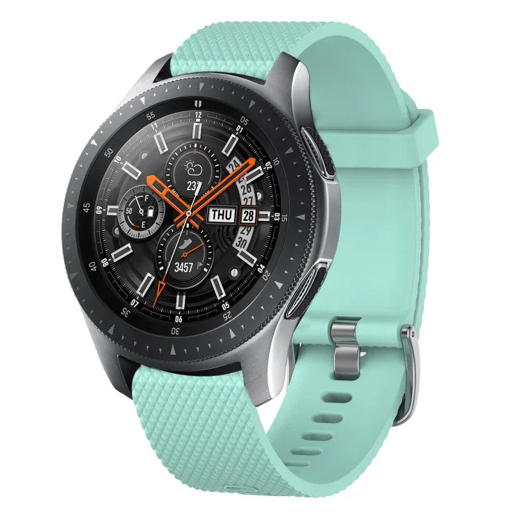 Bracelet de montre en silicone texturé diamant 20 mm, pour Samsung Galaxy Watch 4 Classic 42 mm, pour Samsung Galaxy Watch Active 2 44 mm, pour Samsung Galaxy Watch Active 2 40 mm, pour Samsung Galaxy Watch 42 mm