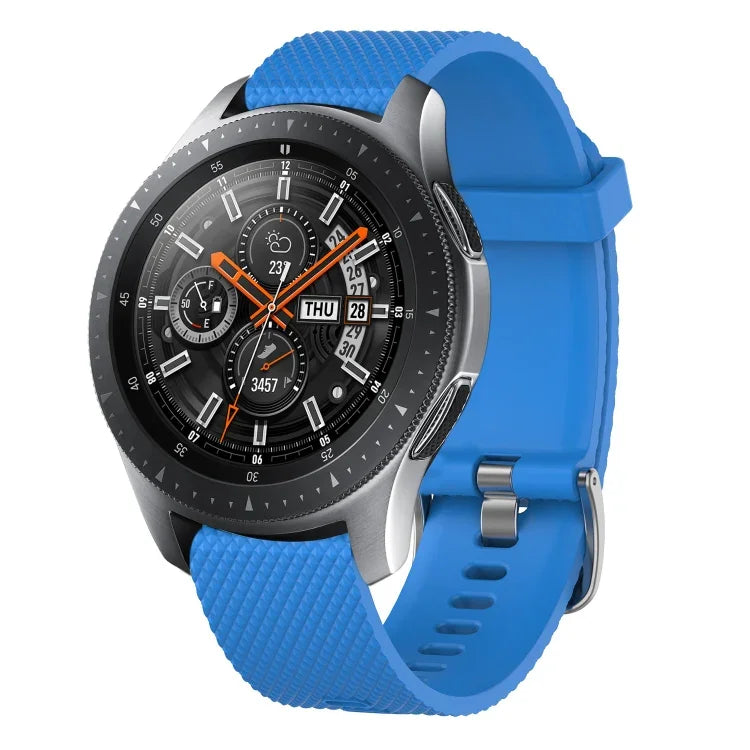 Bracelet de montre en silicone texturé diamant 20 mm, pour Samsung Galaxy Watch 4 Classic 42 mm, pour Samsung Galaxy Watch Active 2 44 mm, pour Samsung Galaxy Watch Active 2 40 mm, pour Samsung Galaxy Watch 42 mm