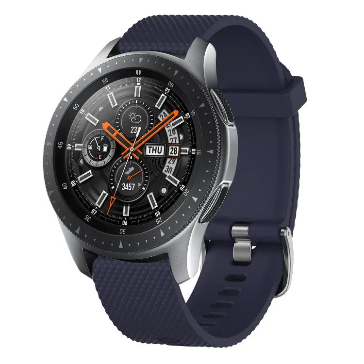 Bracelet de montre en silicone texturé diamant 20 mm, pour Samsung Galaxy Watch 4 Classic 42 mm, pour Samsung Galaxy Watch Active 2 44 mm, pour Samsung Galaxy Watch Active 2 40 mm, pour Samsung Galaxy Watch 42 mm