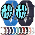 Bracelet de montre en silicone texturé diamant 20 mm, pour Samsung Galaxy Watch 4 Classic 42 mm, pour Samsung Galaxy Watch Active 2 44 mm, pour Samsung Galaxy Watch Active 2 40 mm, pour Samsung Galaxy Watch 42 mm