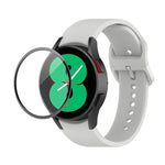 Kit bracelet réglable en silicone + protection d'écran intégrale en PMMA JUNSUNMAY, pour Samsung Galaxy Watch5 40mm, pour Samsung Galaxy Watch4 44mm, pour Samsung Galaxy Watch4 40mm