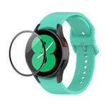 Kit bracelet réglable en silicone + protection d'écran intégrale en PMMA JUNSUNMAY, pour Samsung Galaxy Watch5 40mm, pour Samsung Galaxy Watch4 44mm, pour Samsung Galaxy Watch4 40mm