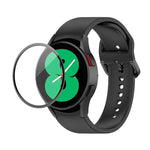 Kit bracelet réglable en silicone + protection d'écran intégrale en PMMA JUNSUNMAY, pour Samsung Galaxy Watch5 40mm, pour Samsung Galaxy Watch4 44mm, pour Samsung Galaxy Watch4 40mm