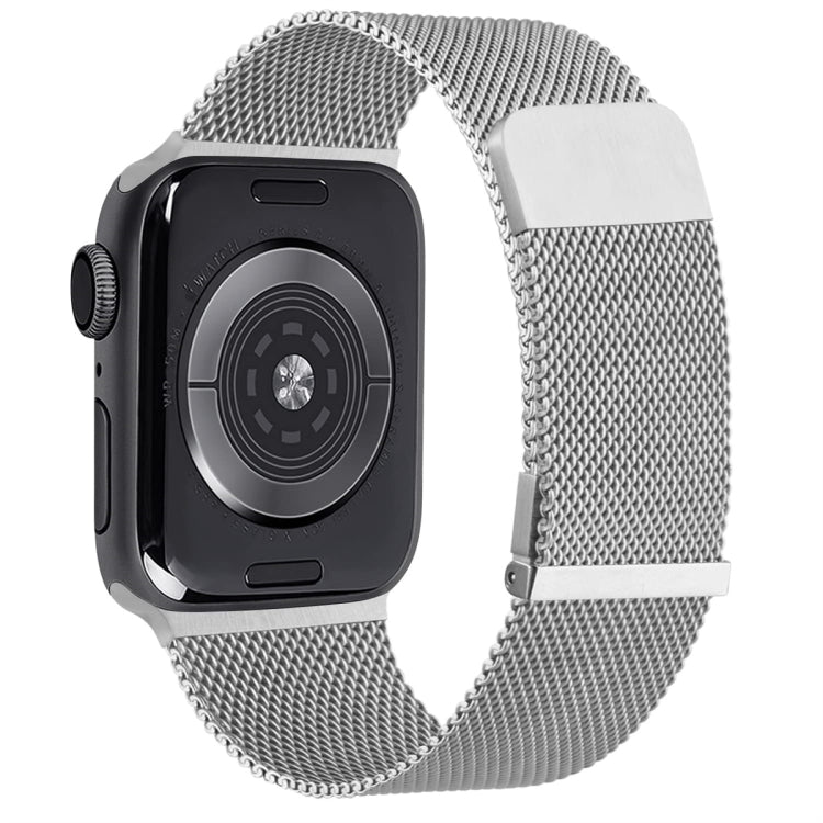 Bracelet de montre en maille d'acier doublement magnétique Milan, Pour Apple Watch Ultra 49 mm, Pour Apple Watch 8 41 mm, Pour Apple Watch 8 45 mm, Pour Apple Watch SE 2022 40 mm, Pour Apple Watch SE 2022 44 mm, Pour Apple Watch 7 41 mm