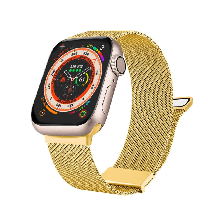 Bracelet de montre en maille d'acier doublement magnétique Milan, Pour Apple Watch Ultra 49 mm, Pour Apple Watch 8 41 mm, Pour Apple Watch 8 45 mm, Pour Apple Watch SE 2022 40 mm, Pour Apple Watch SE 2022 44 mm, Pour Apple Watch 7 41 mm