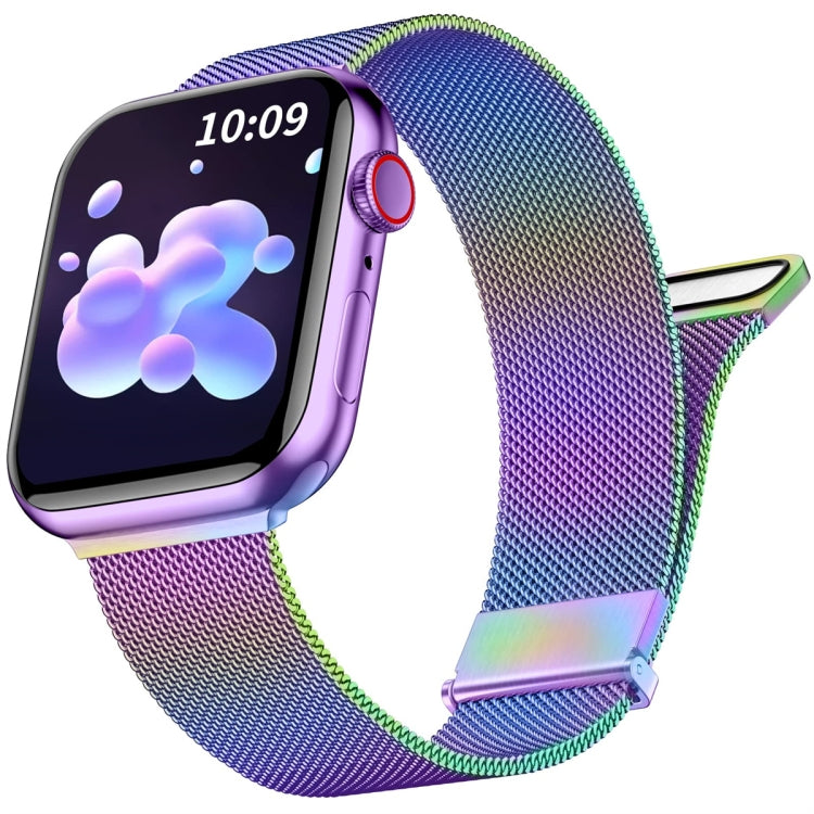 Bracelet de montre en maille d'acier doublement magnétique Milan, Pour Apple Watch Ultra 49 mm, Pour Apple Watch 8 41 mm, Pour Apple Watch 8 45 mm, Pour Apple Watch SE 2022 40 mm, Pour Apple Watch SE 2022 44 mm, Pour Apple Watch 7 41 mm