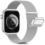 Bracelet de montre Milan à double mailles magnétiques, pour Apple Watch 7 45mm, pour Apple Watch SE 40mm, pour Apple Watch SE 44mm, pour Apple Watch 6 40mm, pour Apple Watch 6 44mm, pour Apple Watch 5 44mm