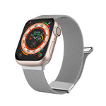 Bracelet de montre Milan à double mailles magnétiques, pour Apple Watch 7 45mm, pour Apple Watch SE 40mm, pour Apple Watch SE 44mm, pour Apple Watch 6 40mm, pour Apple Watch 6 44mm, pour Apple Watch 5 44mm