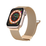 Bracelet de montre Milan à double mailles magnétiques, pour Apple Watch 7 45mm, pour Apple Watch SE 40mm, pour Apple Watch SE 44mm, pour Apple Watch 6 40mm, pour Apple Watch 6 44mm, pour Apple Watch 5 44mm