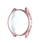 Coque souple en TPU entièrement couvrante électroplaquée ENKAY Hat-Prince avec protection d'écran, pour Samsung Galaxy Watch6 44mm, pour Samsung Galaxy Watch6 40mm