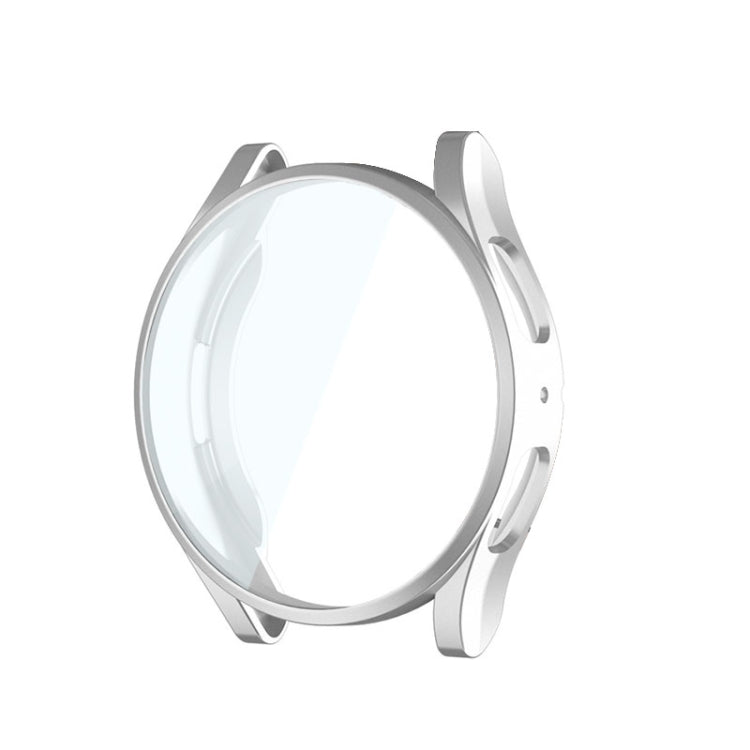 Coque souple en TPU entièrement couvrante électroplaquée ENKAY Hat-Prince avec protection d'écran, pour Samsung Galaxy Watch6 44mm, pour Samsung Galaxy Watch6 40mm