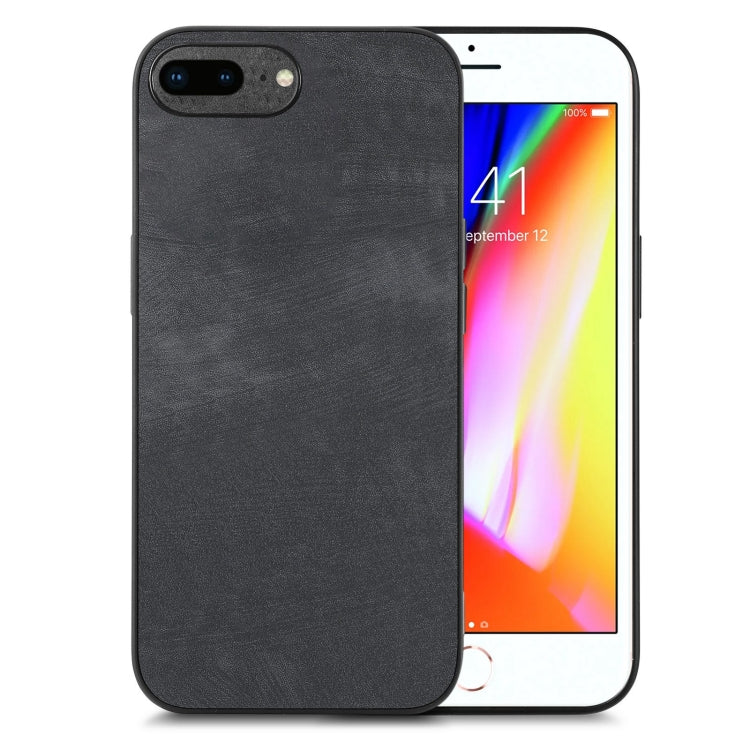 Coque Arrière en Cuir Vintage pour Téléphone Portable PC, Pour iPhone 7 Plus / 8 Plus, Pour iPhone 6 Plus / 6s Plus, Pour iPhone 6 / 6s