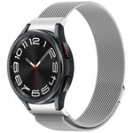 Bracelet de montre en métal magnétique style bouton Milan, pour Samsung Galaxy Watch 6 Classic, pour Samsung Galaxy Watch5 / 5 Pro, pour Samsung Galaxy Watch4 / 4 Classic 46mm, pour Samsung Galaxy Watch3 41mm