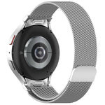 Bracelet de montre en métal magnétique style bouton Milan, pour Samsung Galaxy Watch 6 Classic, pour Samsung Galaxy Watch5 / 5 Pro, pour Samsung Galaxy Watch4 / 4 Classic 46mm, pour Samsung Galaxy Watch3 41mm