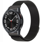 Bracelet de montre en métal magnétique style bouton Milan, pour Samsung Galaxy Watch 6 Classic, pour Samsung Galaxy Watch5 / 5 Pro, pour Samsung Galaxy Watch4 / 4 Classic 46mm, pour Samsung Galaxy Watch3 41mm