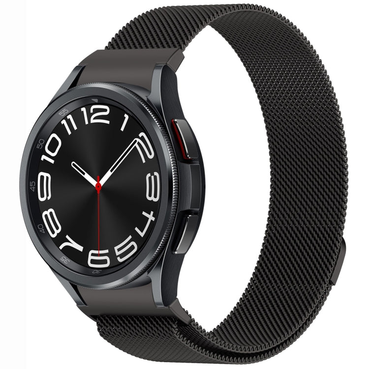 Bracelet de montre en métal magnétique style bouton Milan, pour Samsung Galaxy Watch 6 Classic, pour Samsung Galaxy Watch5 / 5 Pro, pour Samsung Galaxy Watch4 / 4 Classic 46mm, pour Samsung Galaxy Watch3 41mm