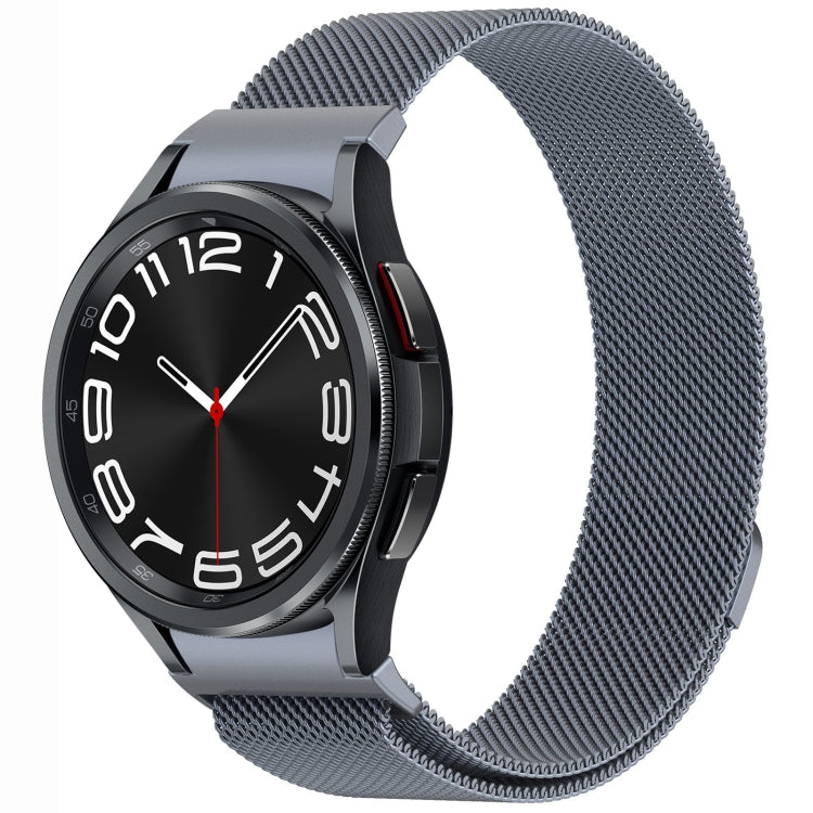 Bracelet de montre en métal magnétique style bouton Milan, pour Samsung Galaxy Watch 6 Classic, pour Samsung Galaxy Watch5 / 5 Pro, pour Samsung Galaxy Watch4 / 4 Classic 46mm, pour Samsung Galaxy Watch3 41mm