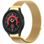 Bracelet de montre en métal magnétique style bouton Milan, pour Samsung Galaxy Watch 6 Classic, pour Samsung Galaxy Watch5 / 5 Pro, pour Samsung Galaxy Watch4 / 4 Classic 46mm, pour Samsung Galaxy Watch3 41mm