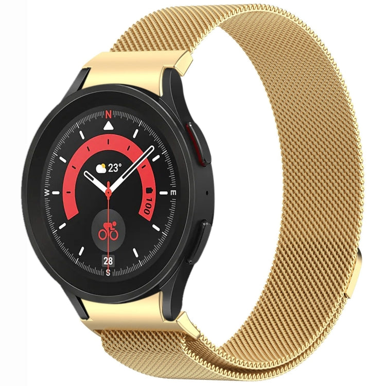 Bracelet de montre en métal magnétique style bouton Milan, pour Samsung Galaxy Watch 6 Classic, pour Samsung Galaxy Watch5 / 5 Pro, pour Samsung Galaxy Watch4 / 4 Classic 46mm, pour Samsung Galaxy Watch3 41mm