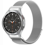Bracelet de montre en métal magnétique style bouton Milan, pour Samsung Galaxy Watch 6 Classic, pour Samsung Galaxy Watch5 / 5 Pro, pour Samsung Galaxy Watch4 / 4 Classic 46mm, pour Samsung Galaxy Watch3 41mm