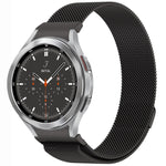 Bracelet de montre en métal magnétique style bouton Milan, pour Samsung Galaxy Watch 6 Classic, pour Samsung Galaxy Watch5 / 5 Pro, pour Samsung Galaxy Watch4 / 4 Classic 46mm, pour Samsung Galaxy Watch3 41mm