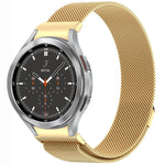 Bracelet de montre en métal magnétique style bouton Milan, pour Samsung Galaxy Watch 6 Classic, pour Samsung Galaxy Watch5 / 5 Pro, pour Samsung Galaxy Watch4 / 4 Classic 46mm, pour Samsung Galaxy Watch3 41mm