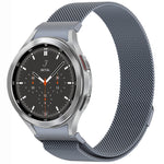 Bracelet de montre en métal magnétique style bouton Milan, pour Samsung Galaxy Watch 6 Classic, pour Samsung Galaxy Watch5 / 5 Pro, pour Samsung Galaxy Watch4 / 4 Classic 46mm, pour Samsung Galaxy Watch3 41mm