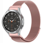 Bracelet de montre en métal magnétique style bouton Milan, pour Samsung Galaxy Watch 6 Classic, pour Samsung Galaxy Watch5 / 5 Pro, pour Samsung Galaxy Watch4 / 4 Classic 46mm, pour Samsung Galaxy Watch3 41mm