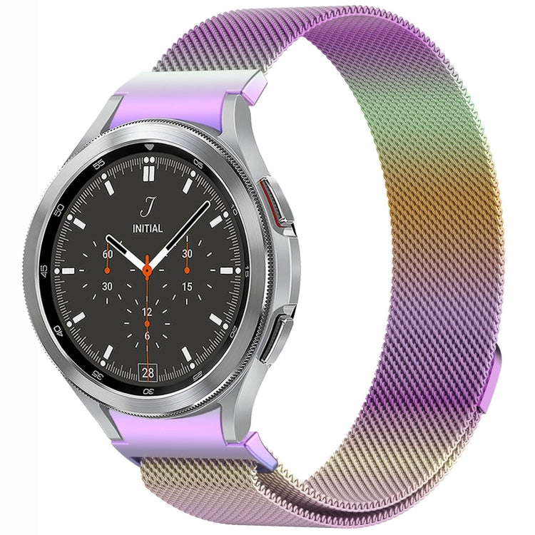Bracelet de montre en métal magnétique style bouton Milan, pour Samsung Galaxy Watch 6 Classic, pour Samsung Galaxy Watch5 / 5 Pro, pour Samsung Galaxy Watch4 / 4 Classic 46mm, pour Samsung Galaxy Watch3 41mm