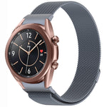 Bracelet de montre en métal magnétique style bouton Milan, pour Samsung Galaxy Watch 6 Classic, pour Samsung Galaxy Watch5 / 5 Pro, pour Samsung Galaxy Watch4 / 4 Classic 46mm, pour Samsung Galaxy Watch3 41mm