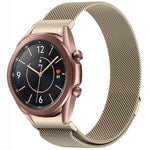 Bracelet de montre en métal magnétique style bouton Milan, pour Samsung Galaxy Watch 6 Classic, pour Samsung Galaxy Watch5 / 5 Pro, pour Samsung Galaxy Watch4 / 4 Classic 46mm, pour Samsung Galaxy Watch3 41mm