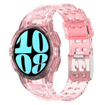 TPU Integrated Silicone Watch Band, For Samsung Galaxy Watch6 44mm, For Samsung Galaxy Watch6 40mm