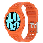 TPU Integrated Silicone Watch Band, For Samsung Galaxy Watch6 44mm, For Samsung Galaxy Watch6 40mm